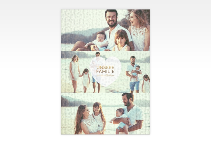 Fotopuzzle 500 Teile Familiencollage 500 Teile weiss