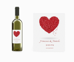 Klick: Details zu Etichette vino matrimonio collezione Colonia anzeigen Etichette vino matrimonio collezione Colonia Etikett Weinflasche 4er Set