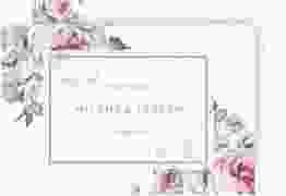 Verlobungskarte Hochzeit Embrace A6 Postkarte weiss