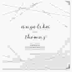 Gästebuch Selection Hochzeit Asymmetry Leinen-Hardcover weiss