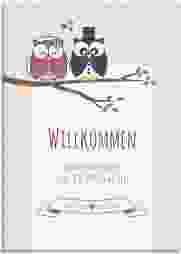 Willkommensschild Hochzeit "Eulenliebe"