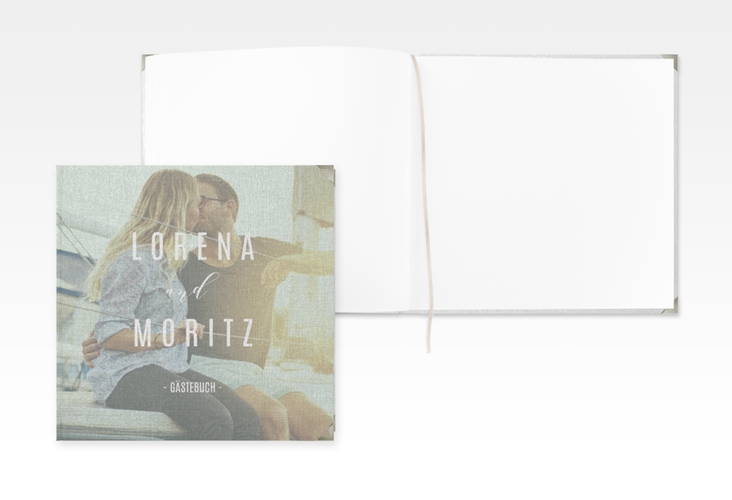 Gästebuch Selection Hochzeit Memory Leinen-Hardcover mint