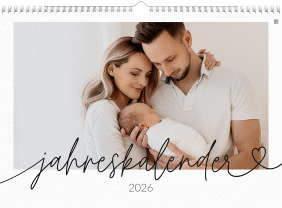 Wandkalender A3 Querformat Jahresgefühle A3 quer weiss