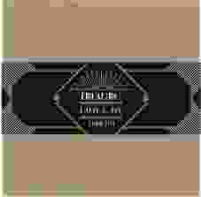 Hochzeitseinladung Gatsby Pocketfold schwarz im 20er-Jahre-Stil