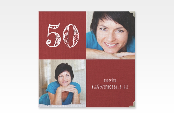 Gästebuch Selection Geburtstag Lebensfreude Leinen-Hardcover