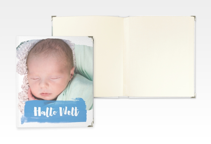Baby Fotoalbum Artwork 21 x 25 cm blau