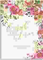 Willkommensschild Hochzeit Flowerbomb 50 x 70 cm Leinwand beige