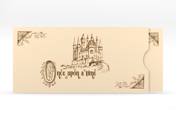 Hochzeitseinladung Storybook Einsteckkarte hochglanz