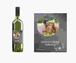 Etichette vino matrimonio collezione Siena Etikett Weinflasche 4er Set lila