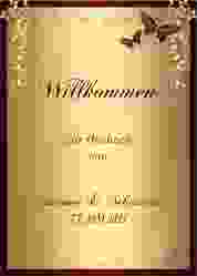 Willkommensschild Poster Toulouse 50 x 70 cm Poster rot