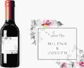 Piccoloetikett Hochzeit Embrace Etikett Piccolo weiss