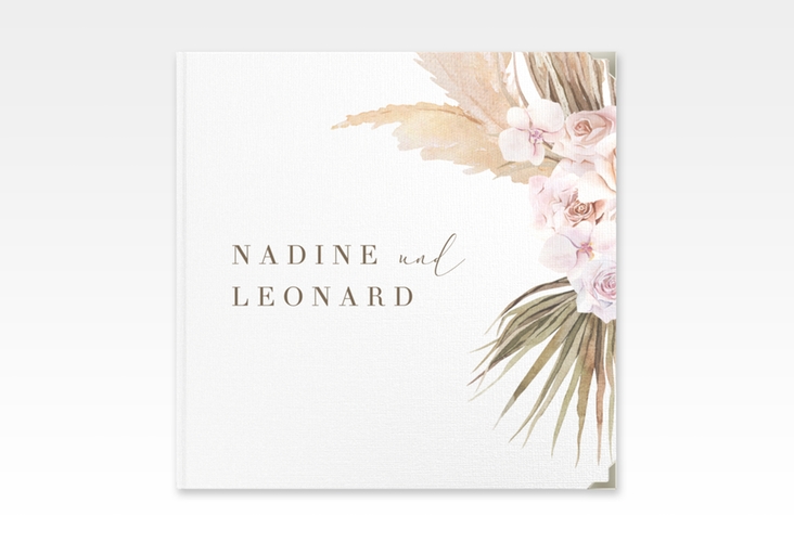 Gästebuch Selection Hochzeit Nude Leinen-Hardcover weiss