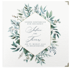 Klick: Details zu Gästebuch Selection Hochzeit "Lumiere" anzeigen Gästebuch Selection Hochzeit Lumiere Leinen-Hardcover weiss