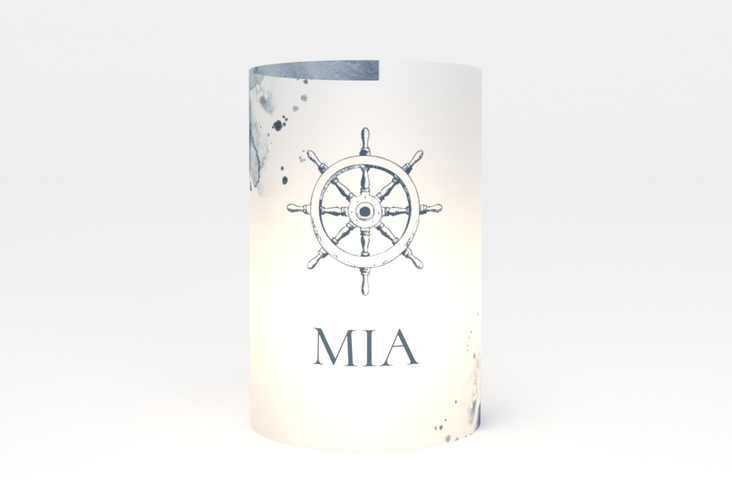 Windlicht Hochzeit Steuerrad Windlicht in maritimen Blautönen