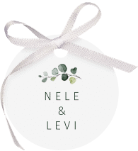 Klick: Details zu Geschenkanhänger Hochzeit "Enchanting" anzeigen Geschenkanhänger Hochzeit "Enchanting" Geschenkanhänger, rund weiss