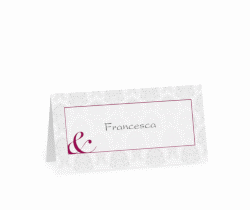 Klick: Details zu Segnaposti matrimonio collezione Nantes anzeigen Segnaposti matrimonio collezione Nantes Tischkarten fucsia