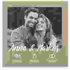 Gästebuch Selection Hochzeit Icons Leinen-Hardcover beige