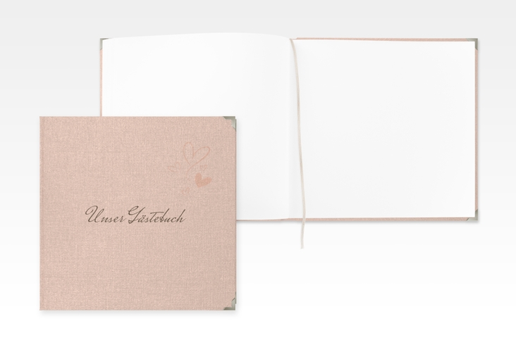 Gästebuch Selection Hochzeit Purity Leinen-Hardcover