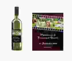 Etichette vino matrimonio collezione Rieti Etikett Weinflasche 4er Set
