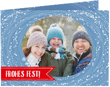 Klick: Details zu Weihnachtskarte "Flockentanz" anzeigen Weihnachtskarte "Flockentanz"