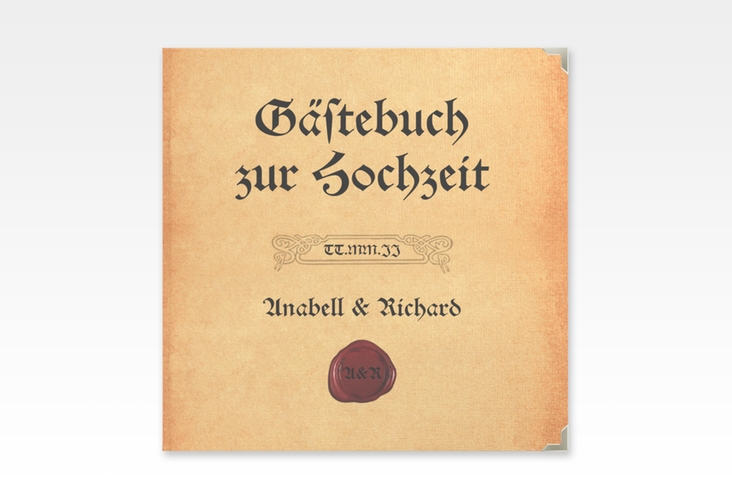 Gästebuch Selection Hochzeit Mittelalter Leinen-Hardcover