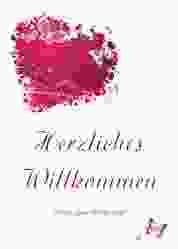 Willkommensschild Poster Mailand 50 x 70 cm Poster pink