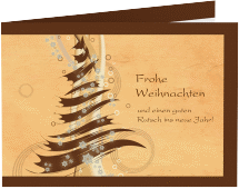 Weihnachtskarte "Wintertraum"