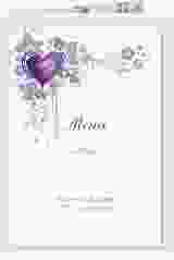 Menükarte Hochzeit "Triest"