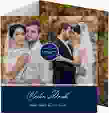 Dankeskarte Hochzeit "Elegancy"