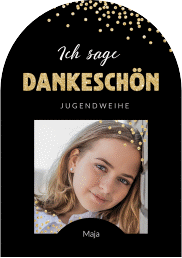 Danksagung Jugendweihe "Glimmer"