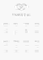 Sitzplan Poster Hochzeit Infinity 50 x 70 cm Poster rot