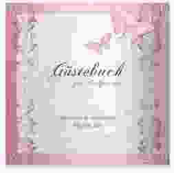 Gästebuch Selection Hochzeit "Toulouse" Leinen-Hardcover rot