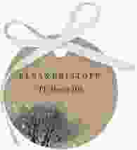 Geschenkanhänger Hochzeit Winterhochzeit Geschenkanhänger, rund Kraftpapier