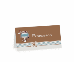 Klick: Details zu Segnaposti matrimonio collezione Stoccarda anzeigen Segnaposti matrimonio collezione Stoccarda Tischkarten blu