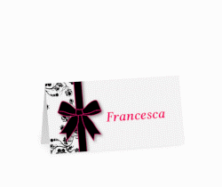 Klick: Details zu Segnaposti matrimonio collezione Bologna anzeigen Segnaposti matrimonio collezione Bologna Tischkarten fucsia