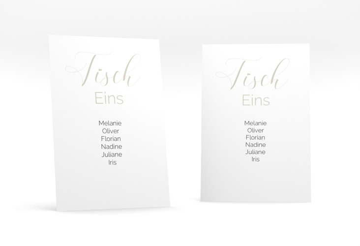 Tischaufsteller Hochzeit Eheschließung Tischaufsteller weiss