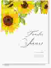 Stammbuch A5 Sonnenblume Stammbuch A5 weiss