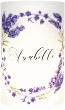 Windlicht Hochzeit Lavendel Windlicht weiss