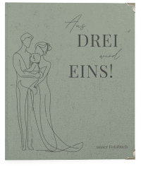 Hochzeitsalbum Vereint 21 x 25 cm gruen