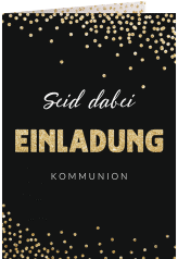 Klick: Details zu Kommunionseinladung "Glittery" anzeigen Kommunionseinladung "Glittery"