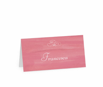 Klick: Details zu Segnaposti matrimonio collezione Fuerteventura anzeigen Segnaposti matrimonio collezione Fuerteventura Tischkarten rosa
