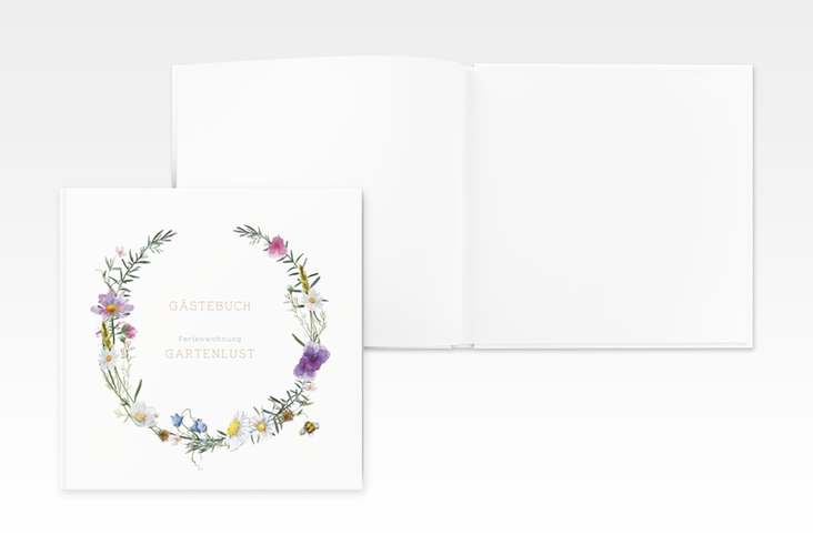 Gästebuch Creation Ferienwohnung Gartenlust 20 x 20 cm, Hardcover