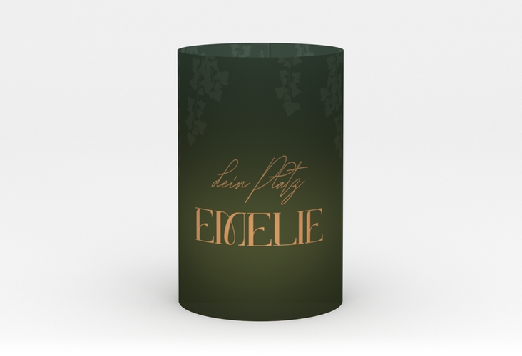 Windlicht Hochzeit Efeugrün Windlicht gruen im Fantasy-Elfen-Design mit Efeu