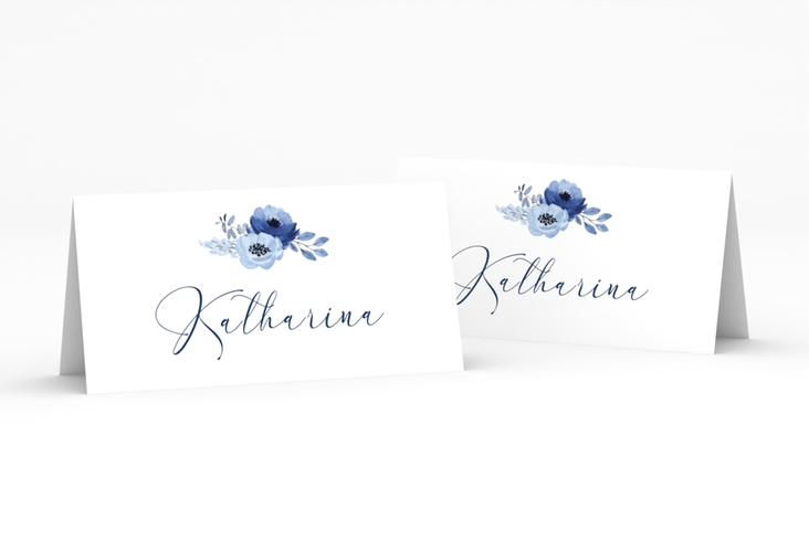Tischkarte Hochzeit Azzurro Tischkarten blau