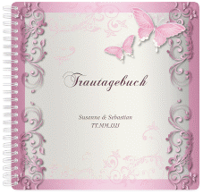 Klick: Details zu Trautagebuch Hochzeit "Toulouse" anzeigen Trautagebuch Hochzeit Toulouse Trautagebuch Hochzeit rosa