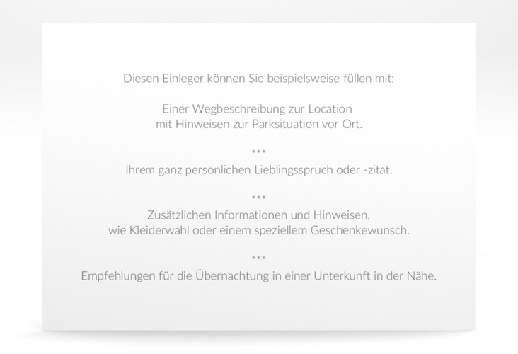 Einleger A6 A6 Postkarte