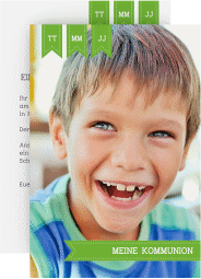 Einladung Kommunion "Fun"