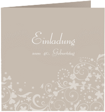 Klick: Details zu Einladung 40. Geburtstag "Magdalena" anzeigen Einladung 40. Geburtstag "Magdalena"