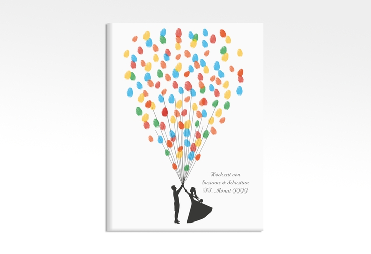 Wedding Tree Leinwand Ballons Beatrice (bis 80 Gäste) 30 x 40 cm