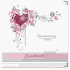 Gästebuch Selection Hochzeit Triest Leinen-Hardcover pink